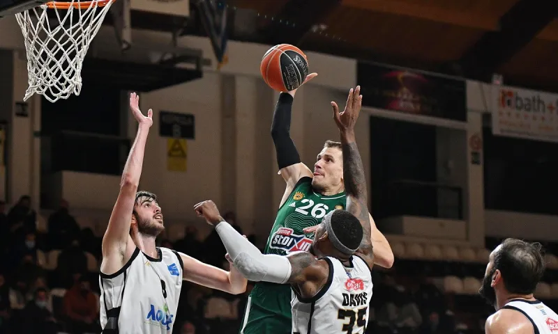 Απόλλων Πάτρας - Παναθηναϊκός 48-90: «Πράσινο» ξέσπασμα