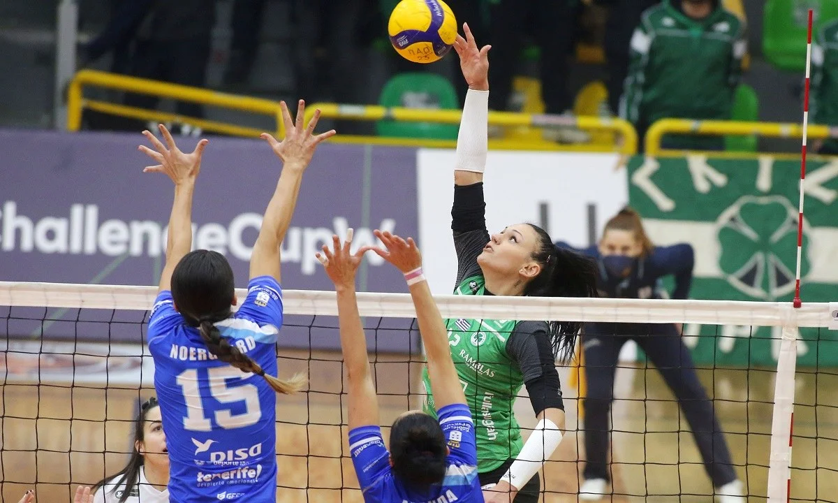Ο Παναθηναϊκός ηττήθηκε με 3-2 σετ από την Τενερίφη και η πρόκριση στα ημιτελικά του Challenge Cup θα κριθεί στην Ισπανία.