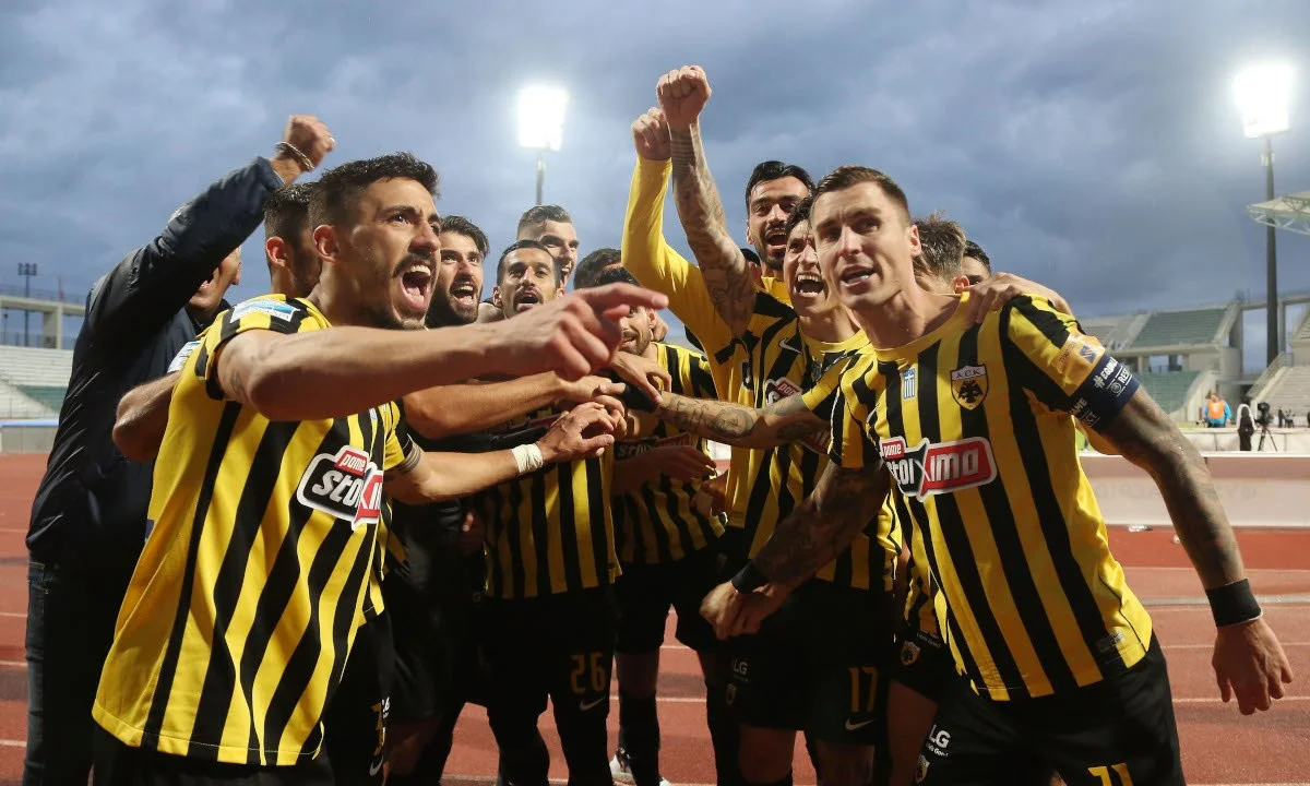 Οι ποδοσφαιριστές της ΑΕΚ