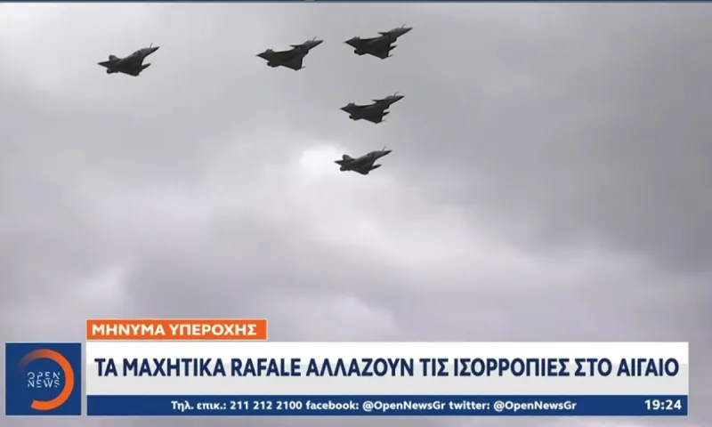Ένοπλες δυνάμεις: Τα ελληνικά Rafale γίνονται ο φόβος των Τούρκων και αλλάζουν για πάντα το Αιγαίο
