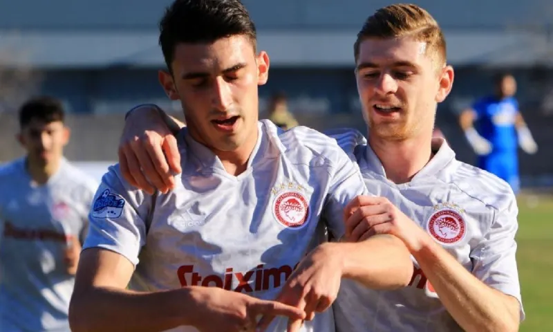 Ολυμπιακός Β. - Ολυμπιακός Β΄ 2-3: Εδραιώθηκαν στην πεντάδα οι Πειραιώτες