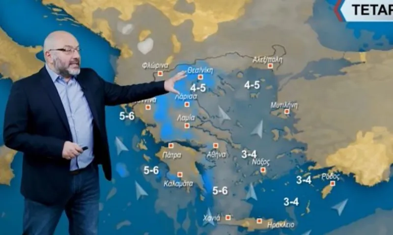Αρναoύτογλου καιρός: Τοπικές βροχές και αφρικανική σκόνη για την Τετάρτη (16/2)