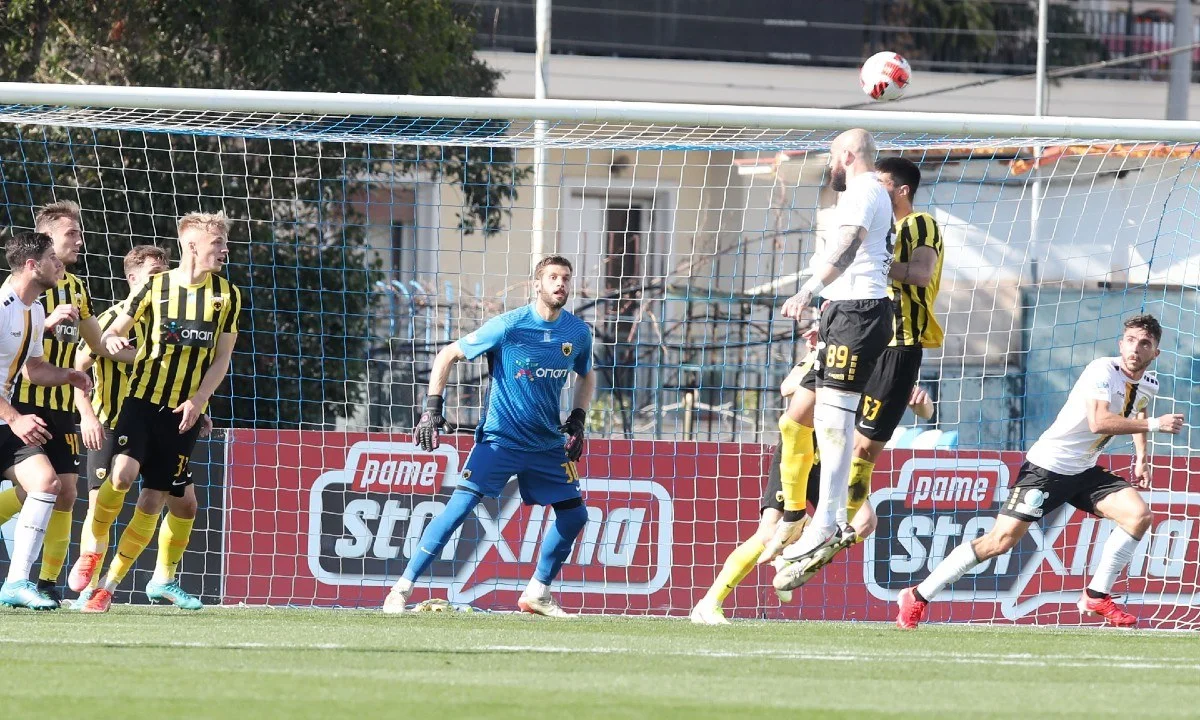 ΑΕΚ Β' - Εργοτέλης 1-1: Ούτε το δεύτερο παιχνίδι των δύο ομάδων είχε νικητή. Ισοπαλία (1-1) στο «Ελ Πάσο».