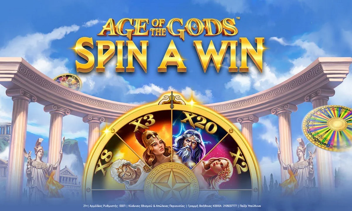 Age of Gods Spin A Win: Το βουνό των… θεών στο live casino της Novibet!