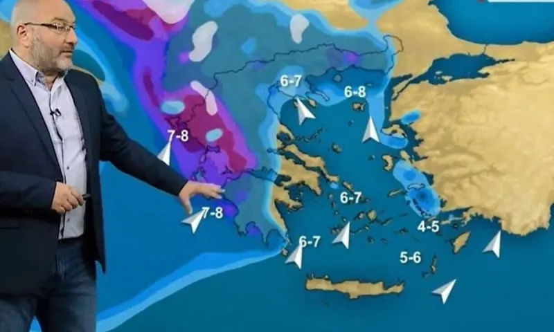 Αρναούτογλου καιρός: Χιόνια ακόμα και στο λεκανοπέδιο της Αττικής!