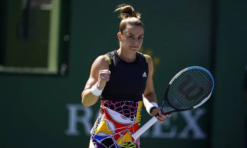 Indian Wells: Φοβερή Σάκκαρη, πέρασε «αέρας» στα ημιτελικά