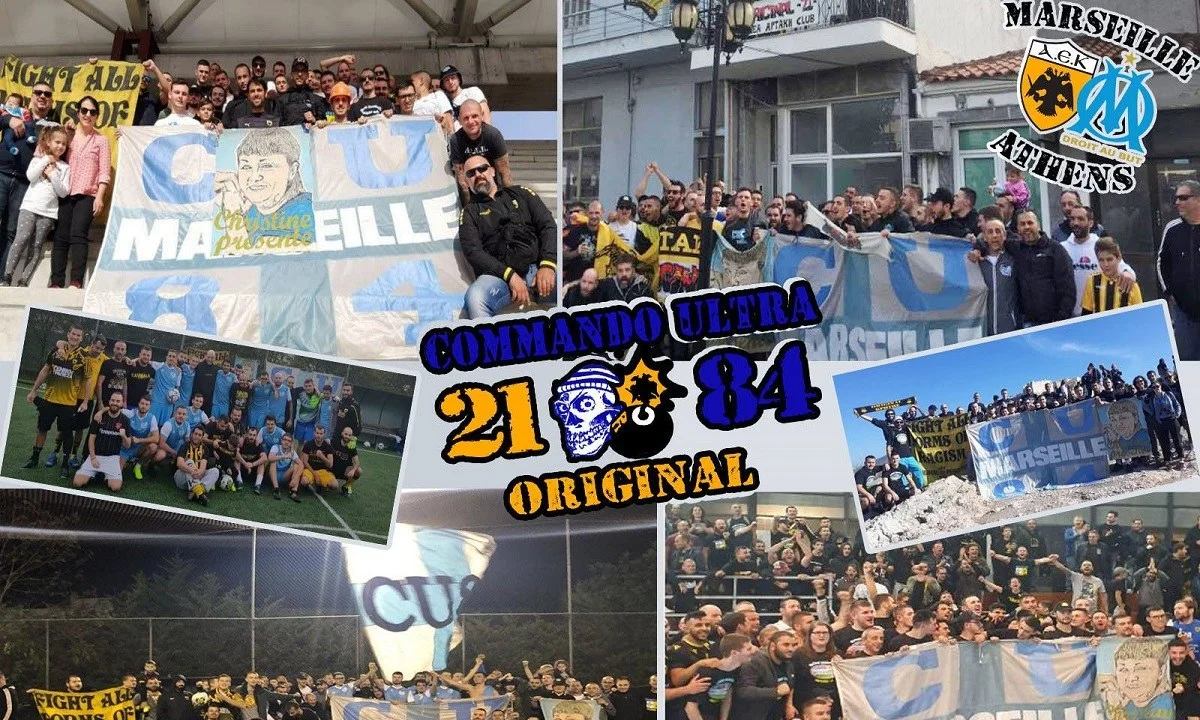 ΑΕΚ - Μαρσέιγ. Original 21 -Commando Ultra. Το χρόνο της ισχυρής μιας ισχυρής αλληλοϋποστήριξης που υπάρχει ανάμεσα στις δύο πλευρές.