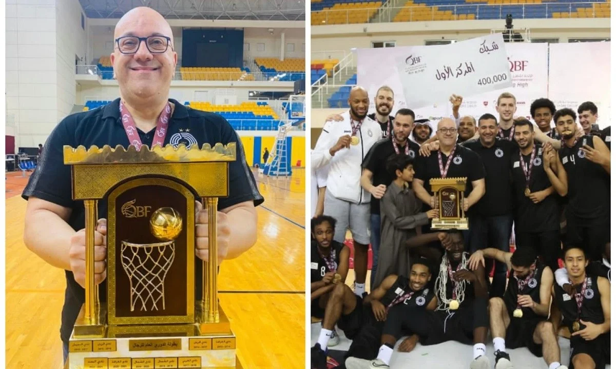 Ο Βασίλης Μπρατσιάκος κατέκτησε το πρωτάθλημα στο Κατάρ ως κόουτς της Αλ Σαντ έχοντας παίκτη τον Ζήση Σαρικόπουλο.