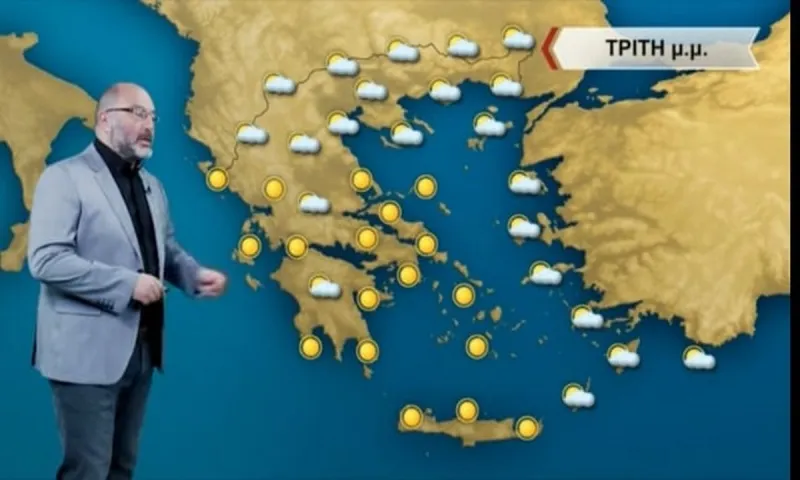 Αρναούτογλου καιρός: Λασποβροχές και μικρή άνοδος της θερμοκρασίας την Τρίτη (29/3)