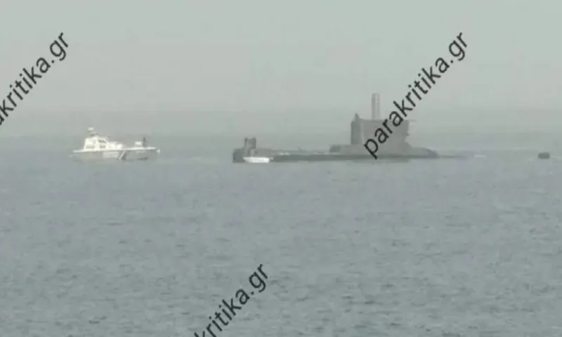 Αυτό είναι το ελληνικό υποβρύχιο που αναδύθηκε ξαφνικά στην Κρήτη - O απίστευτος λόγος
