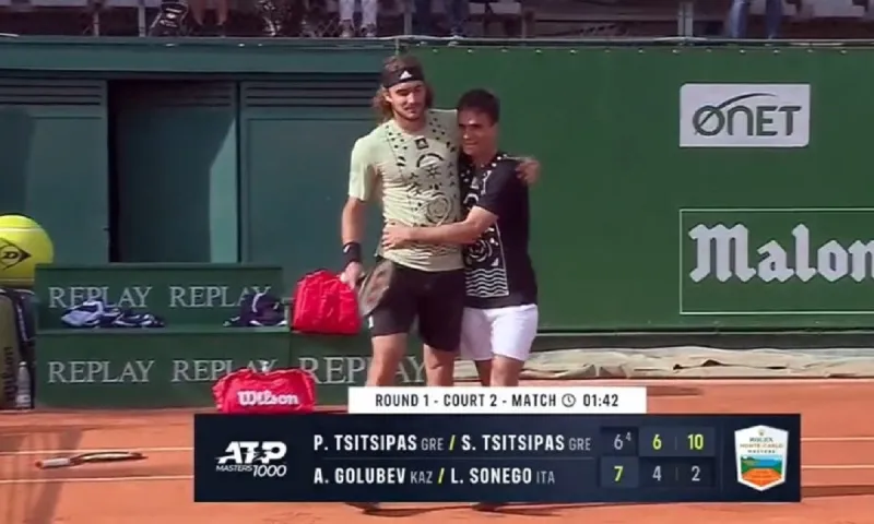 Monte Carlo Masters: Ξεκίνημα με το δεξί για τα αδέλφια Τσιτσιπά (vid)