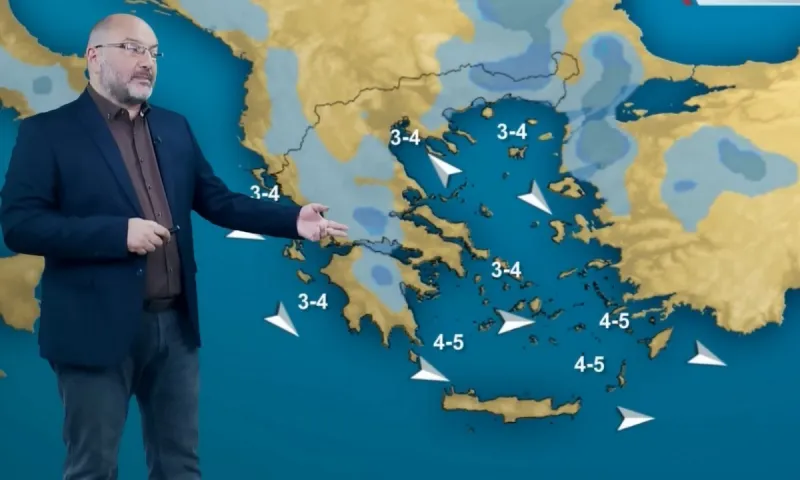 Αρναούτογλου καιρός: Αίθριος με μπόρες στα ορεινά για τη Δευτέρα (16/5)