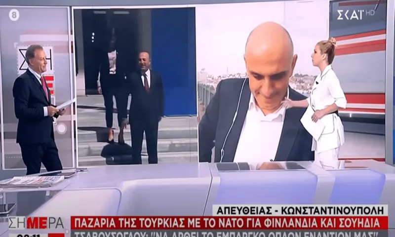 ΣΚΑΪ: Φτιάχνουν κλίμα υποχωρητικότητας - To εγκώμιο της «ισχυρής Τουρκίας» έπλεξε ο Δημήτρης Οικονόμου!