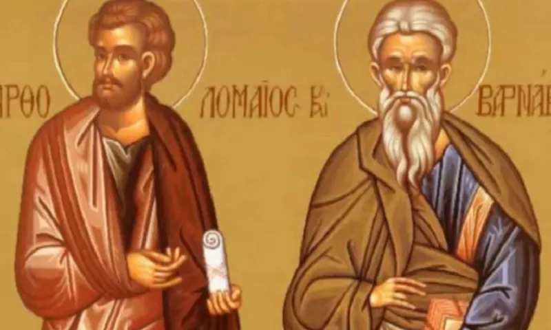 Εορτολόγιο Σάββατο 11 Ιουνίου: Ποιοι γιορτάζουν σήμερα