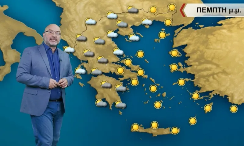 Αρναούτογλου καιρός: Συνεχίζεται η αστάθεια κυρίως στην κεντρική και δυτική Ελλάδα την Πέμπτη (16/6)