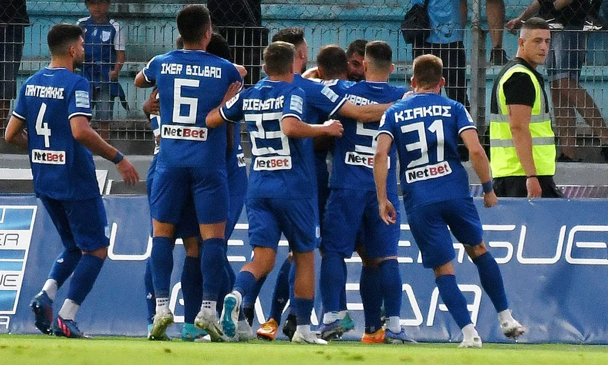 Πανηγυρισμοί παικτών του ΠΑΣ Γιάννινα