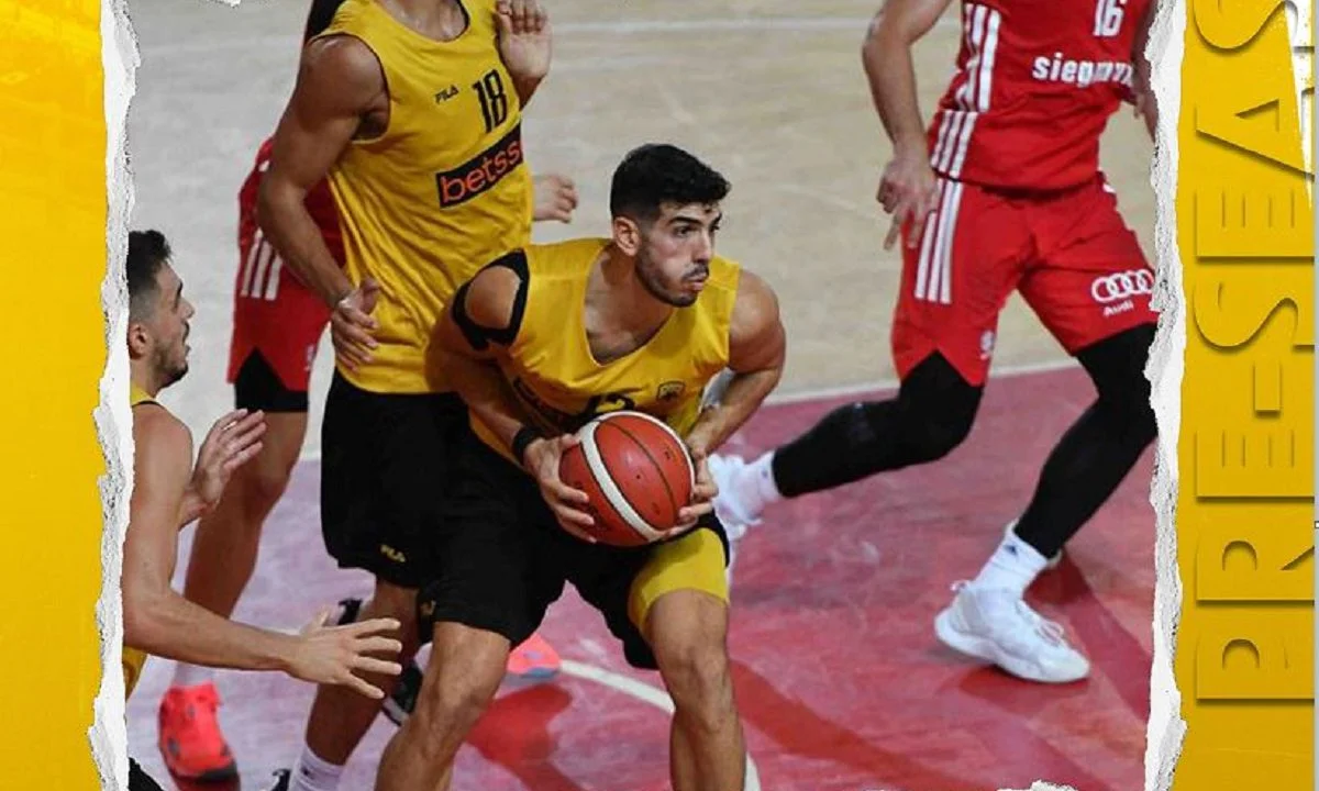 Τη 2η θέση στο τουρνουά «Trofeo d’ Abruzzo» κατέκτησε η ΑΕΚ μετά την ήττα της (76-59) στον τελικό από την Μπάγερν Μονάχου.