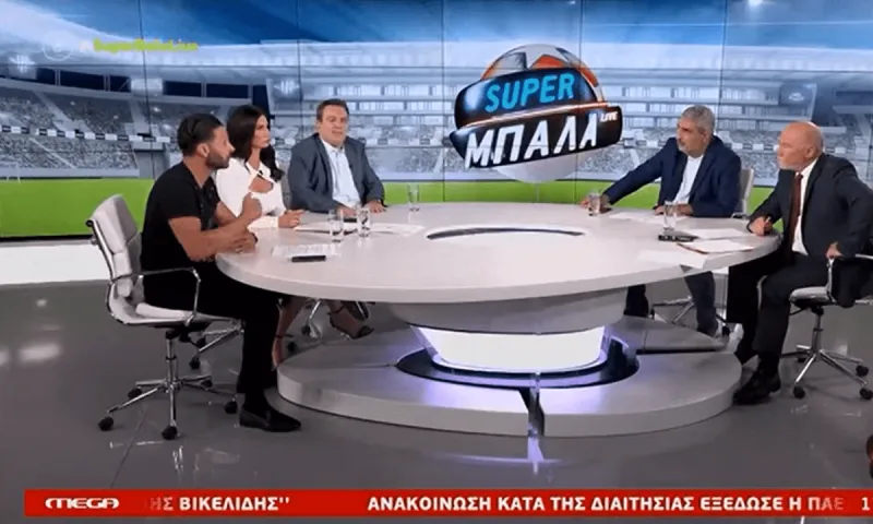 Υπερβολικός ο Σπάθας στο MEGA - «Ο Σιδηρόπουλος δεν έδωσε πέναλτι στον Ατρόμητο» (vid)