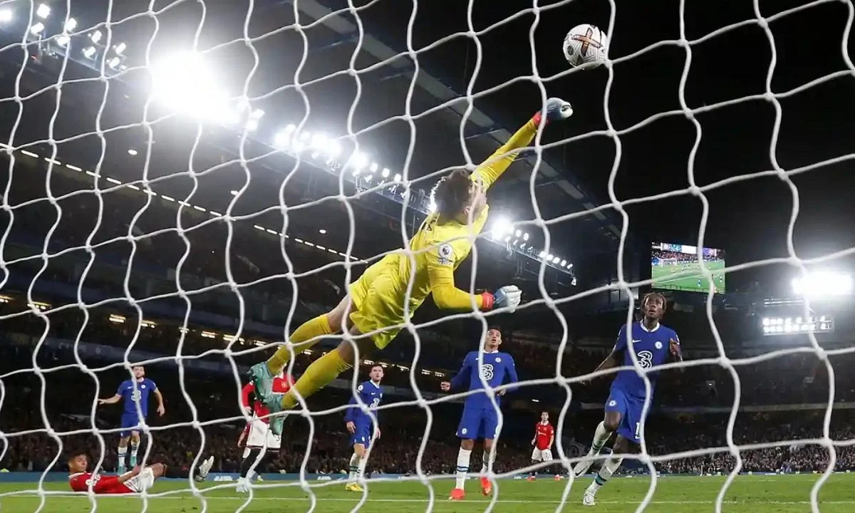 Στιγμιότυπο από ματς της Premier League