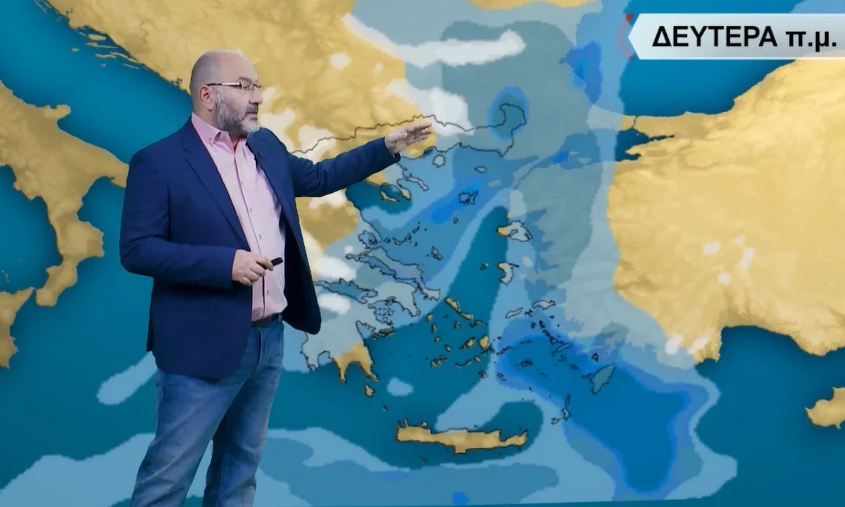 Καιρός: Στα μονοψήφια ο υδράργυρος σύμφωνα με τον Αρναούτογλου τη Δευτέρα - Που θα έχουμε βροχές