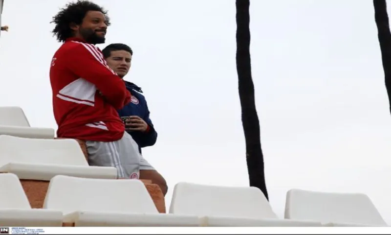 Ολυμπιακός: Τρελάθηκε ο Μαρσέλο στο οικογενειακό διπλό - Δείτε τι έγινε (βίντεο)