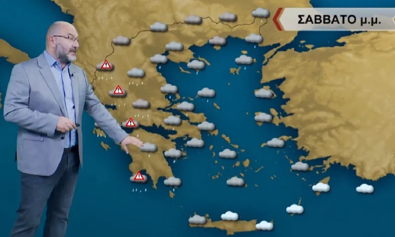 Καιρός: Νέο κύμα κακοκαιρίας με βροχές και καταιγίδες προβλέπει ο Αρναούτογλου