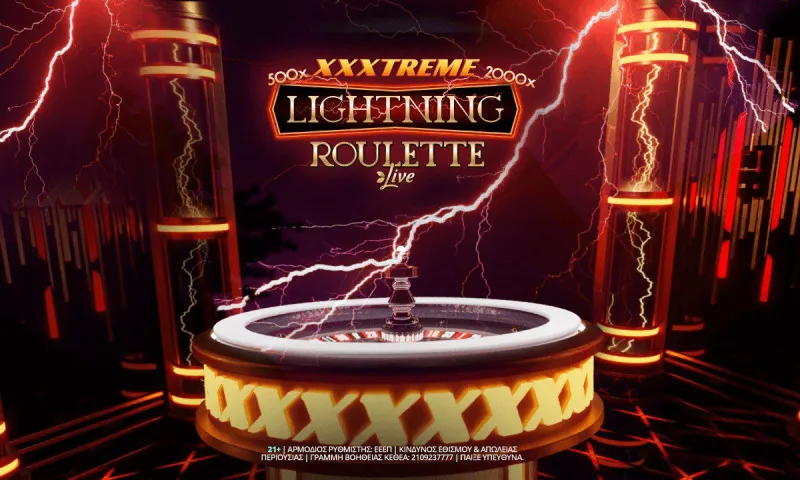 XXXtreme Lightning Roulette Live: Συναρπαστικό τηλεπαιχνίδι στη Novibet