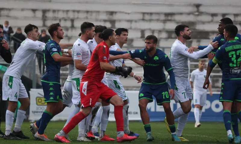 Super League 2: Επεισοδιακή ισοπαλία στο Μακεδονικός - Παναθηναϊκός Β'! (vid)