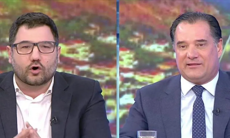 Έγινε «το σώσε» σε τηλεοπτική κόντρα Γεωργιάδη – Ηλιόπουλου: «Είσαι κλόουν και φασίστας» - Πάλι υπεκφυγές ο Άδωνις για τις υποκλοπές