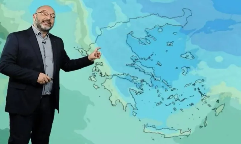 Καιρός: Συννεφιά με τοπικές βροχές το Σάββατο προβλέπει ο Αρναούτογλου - Πού θα κυμανθεί η θερμοκρασία