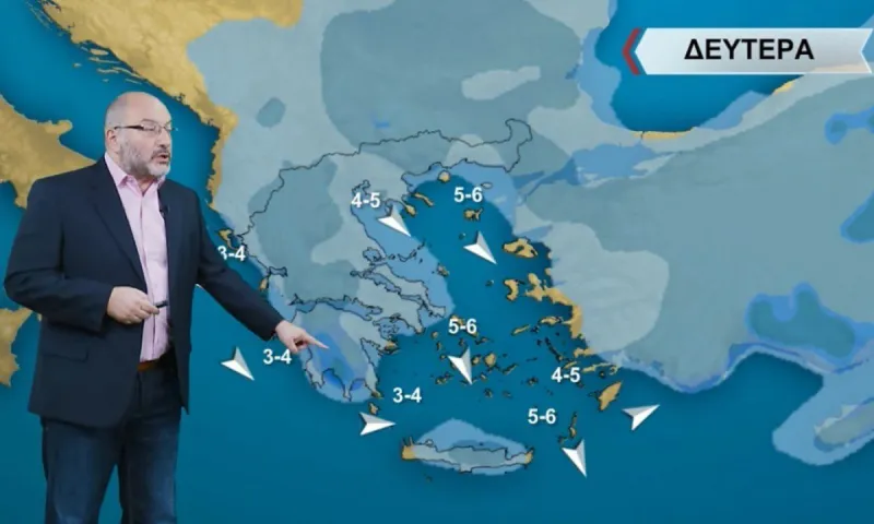 Καιρός: Συννεφιά σε αρκετές περιοχές, αλλά και βροχές-καταιγίδες σε ορισμένες - Νέα πτώση της θερμοκρασίας (vid)