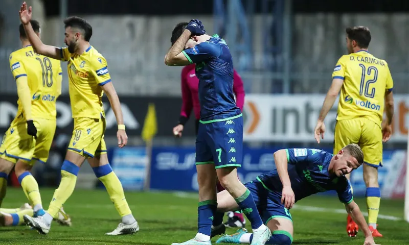 Αστέρας Τρίπολης - Παναθηναϊκός 1-0: Κατήφορος δίχως τέλος