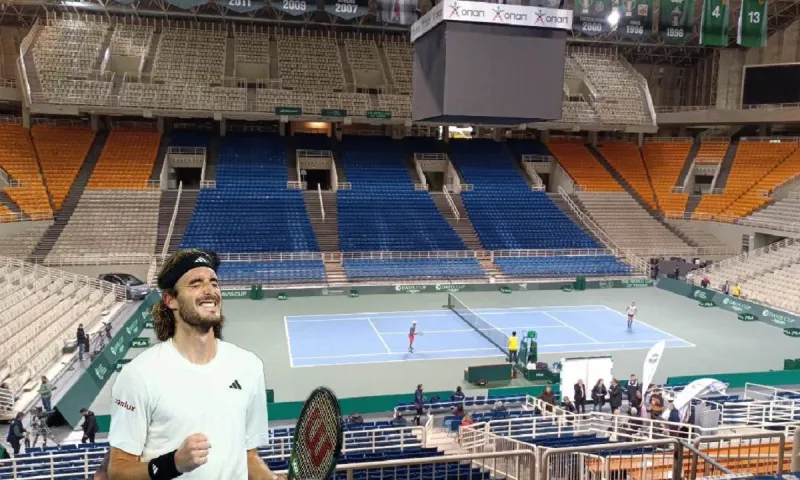 Davis Cup: Mε Τσιτσιπά στις 11:00 και 18.000 θεατές ξεκινά η Ελλάδα - Live ενημέρωση (pics + vids)