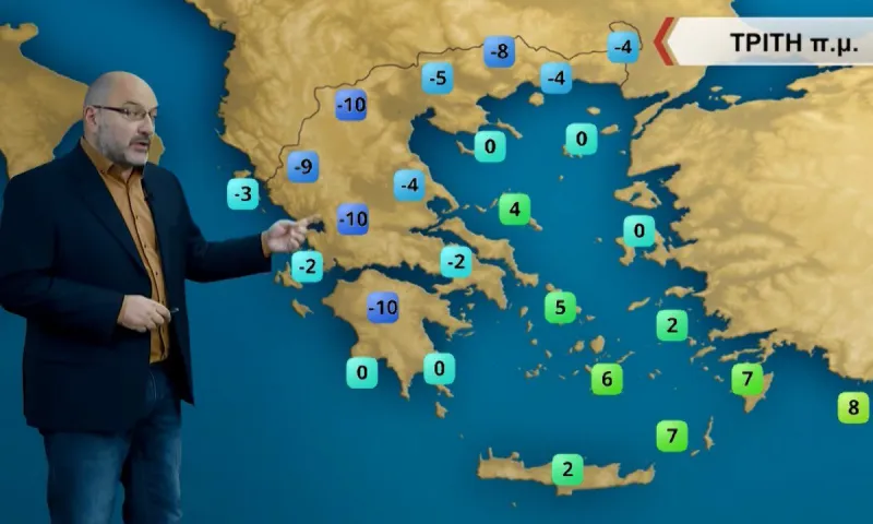 Καιρός: Προσοχή στον παγετό συνιστά ο Αρναούτογλου μετά τα χιόνια - Που συνεχίζονται οι χιονοπτώσεις