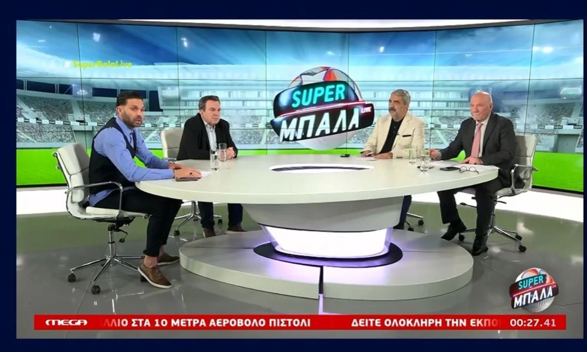 Δεν έμεινε μόνο στις επίμαχες φάσεις του ΠΑΟΚ – ΑΕΚ ο Ηλίας Σπάθας στο MEGA, αλλά σχολίασε και την κροτίδα στον Άμραμπατ.