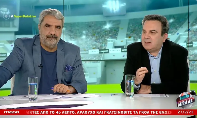 Έξαλλος ο Καρπετόπουλος στο MEGA - Επίθεση στην Κυβέρνηση – Πυρά σε Αυγενάκη και Πρωθυπουργό με VAR και Predator! (vid)