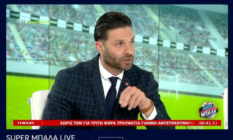 Ο Σπάθας ξεκίνησε από νωρίς το ντέρμπι Ολυμπιακός - ΑΕΚ με αφορμή την κόκκινη στον Σωκράτη (vid)
