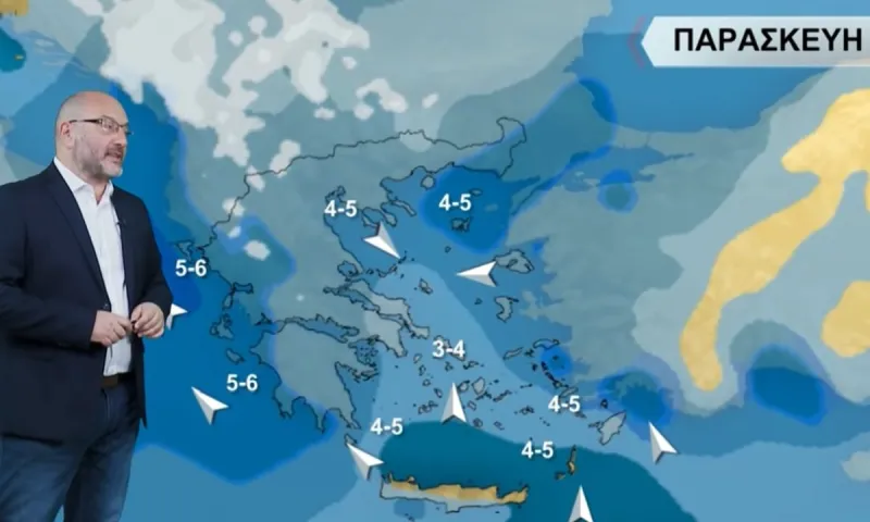 Καιρός με βροχές στο Ιόνιο και τα Ηπειρωτικά, λένε Αρναούτογλου και ΕΜΥ για την Παρασκευή (3/3)