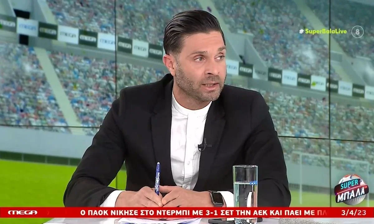 Πυρ και μανία ήταν ο Ηλίας Σπάθας στην κριτική του για το ΠΑΟΚ – ΑΕΚ. Ιβάν, Μπαλτάκος και Μπένετ στο στόχαστρο.