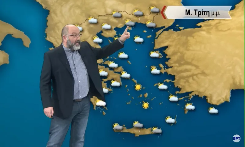 Καιρός:  Ο Αρναούτογλου προβλέπει άνοδο στη θερμοκρασία τη Μεγάλη Τρίτη - Που θα βρέξει