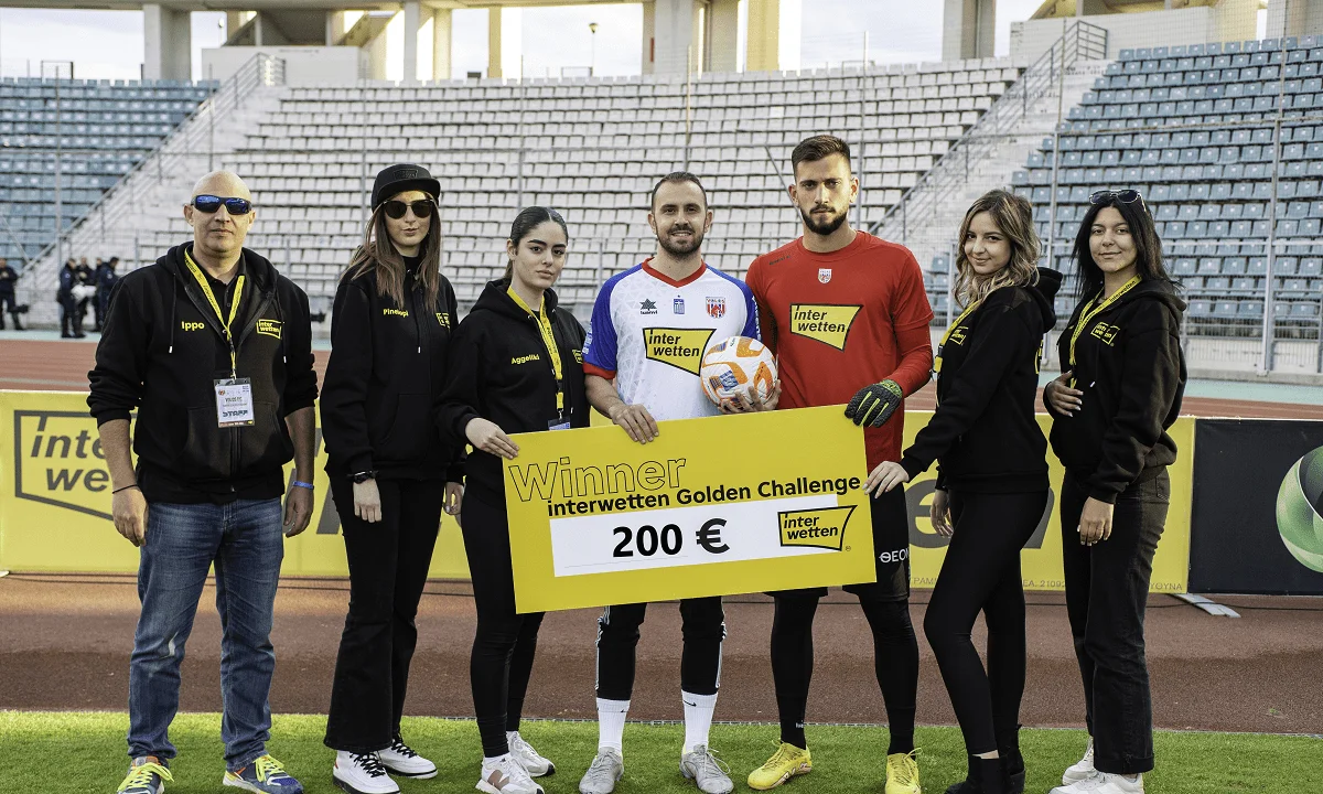 Με απόλυτη επιτυχία έλαβε χώρα το 2ο Interwetten Golden Challenge στον αγώνα Βόλος-ΑΕΚ στο Πανθεσσαλικό Στάδιο