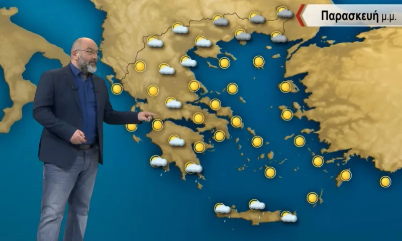 Καιρός: Χωρίς φαινόμενα η Παρασκευή (28/4) σύμφωνα με τον Αρναούτογλου - Που θα έχει σύννεφα