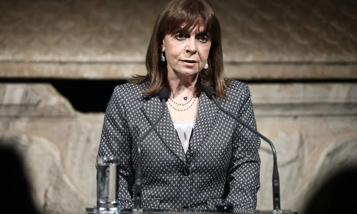 Η Κατερίνα Σακελλαροπούλου μίλησε στο Ρέικιαβικ ως πρέσβειρα του... Ζελένσκι - Ούτε κουβέντα για τα εθνικά θέματά μας με Τουρκία και Αλβανία.