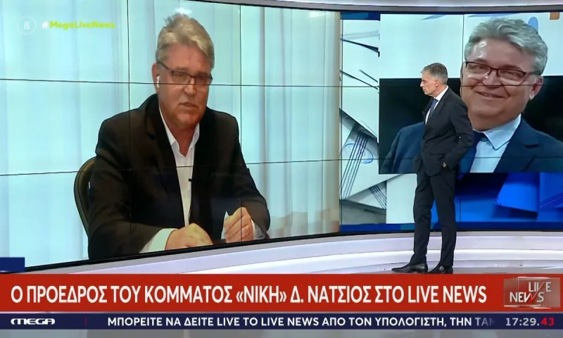 Κόμμα ΝΙΚΗ: Ενόχλησε το 3% - Ο Νίκος Ευαγγελάτος νόμιζε πως θα στριμώξει με κλισέ ερωτήσεις τον Νατσιό