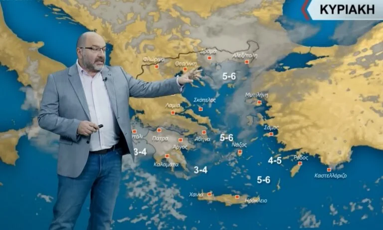 Καιρός: Η πρόγνωση του καιρού από τον Σάκη Αρναούτογλου και την ΕΜΥ για την Κυριακή 28 Μαΐου 2023. Βροχές και σποραδικές καταιγίδες.