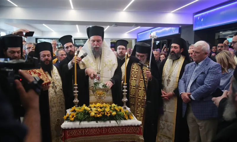 ΑΕΚ: Συγκίνηση στα Θυρανοίξια του Ιερού Παρεκκλησίου Αγίας Σοφίας – Οσίου Λουκά - Τα λόγια του Μητροπολίτη Γαβριήλ