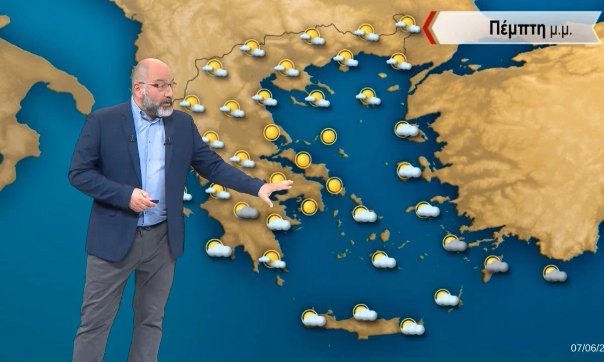 Καιρός: Καλοκαιρινές θερμοκρασίες παρά τη συννεφιά αναμένει ο Αρναούτογλου