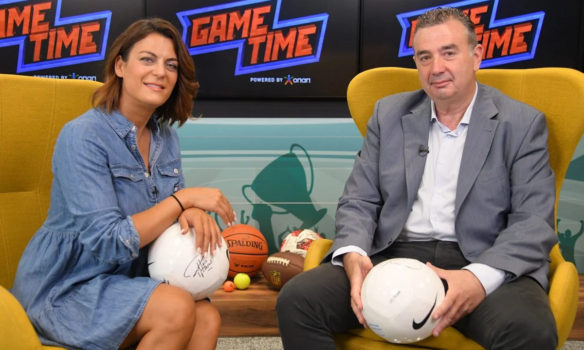 Ο Σωτήρης Τριανταφύλλου στο ΟΠΑΠ Game Time για τα προκριματικά του EURO 2024. Αφορμή ο αγώνας της Εθνικής Ομάδας με την Ιρλανδία.