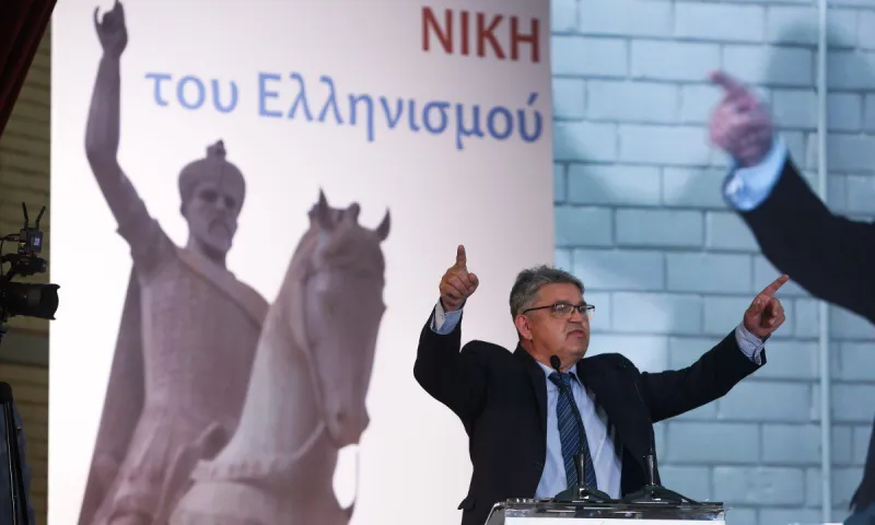 Δημήτρης Νατσιός: Ηγετική εμφάνιση ΝΙΚΗΣ στο ΣΕΦ - Σείστηκε η αίθουσα με τους φωτισμένους λόγους του π. Αυγουστίνου Καντιώτη (vid)