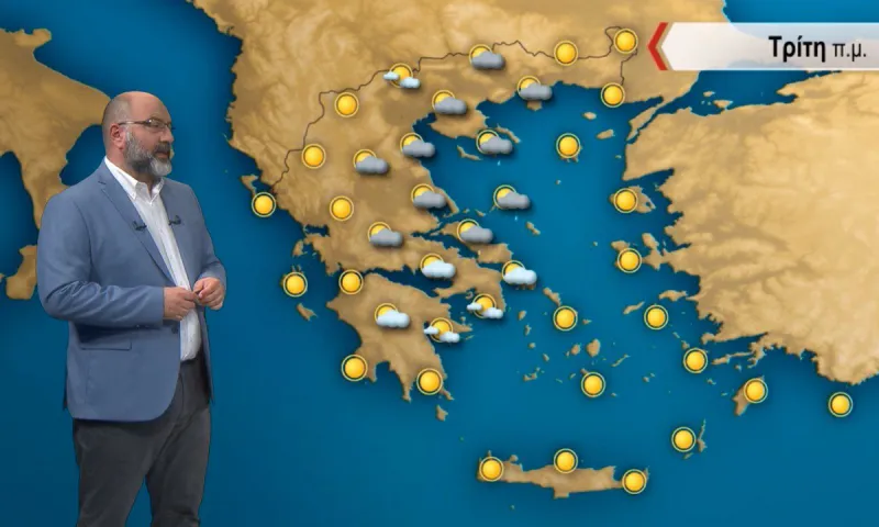 Καιρός: Ο Αρναούτογλου προβλέπει τοπικά φαινόμενα την Τρίτη 26/6